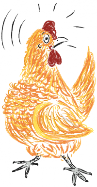Le logo de Les poulets de celine