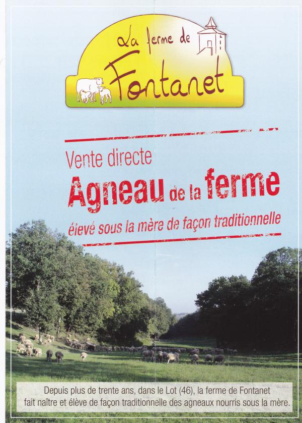 Le logo de LA FERME DE FONTANET