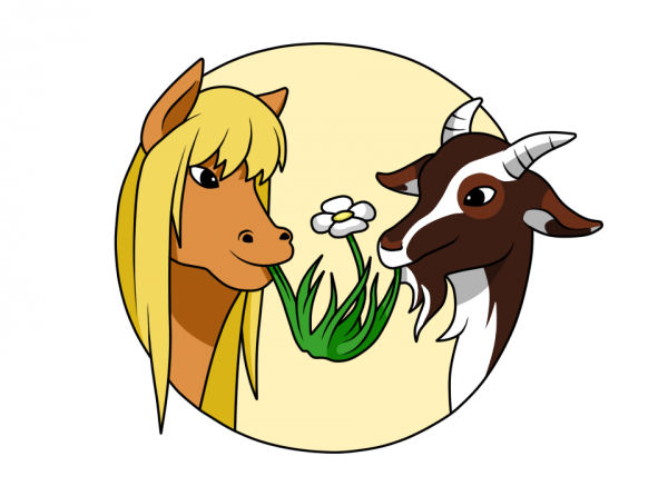 Le logo de La Chèvrerie du Poney Fringant