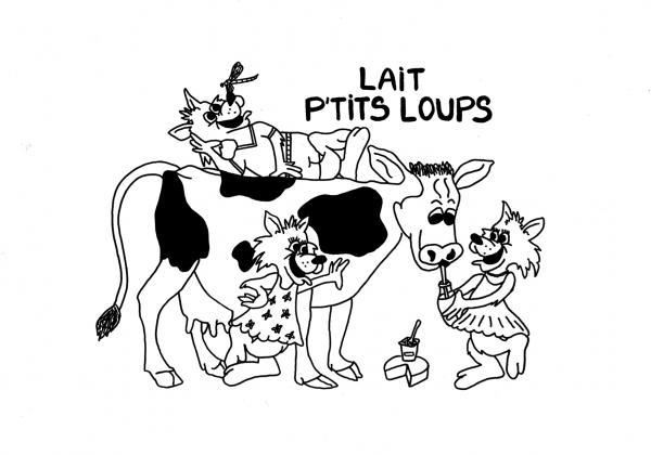 Le logo de SARL Lait P'tits Loups