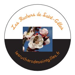 Le logo de Marine Lyot , "Les ruchers de saint gilles"